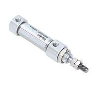 MasYosh Cilindro Neumático, Herramienta Neumática en Forma de Mini Bolígrafo de Acero Inoxidable con Alta Resistencia y Resistencia a la Corrosión, para Máquinas de Serigrafía y Equipos de (PB12*10)