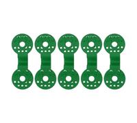 MasYosh Clips de Tela para Sombra, Clips de Fijación Duraderos para Red de Sombra Solar, Red para Pájaros, 50 Piezas para Jardinería, Uso Agrícola (Verde)