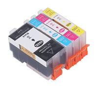 MasYosh Combo de Cartuchos de Tinta de Color Negro 4 PC, Cartuchos de Tinta de Reemplazo BK C M Y con Chip Actualizado para OfficeJet Pro 6970 Todo en una Impresora