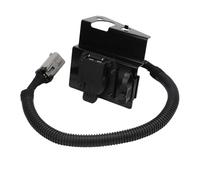 MasYosh Conector de Arnés de Cableado de Remolque de Remolque de 4 7 Pines, Conexión Segura, Montaje en Superficie YC3Z CA con Cubierta Antipolvo con Resorte, para Super Duty 1999 a