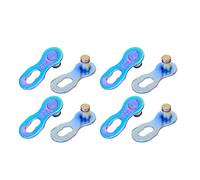 MasYosh Conectores de Eslabones de Cadena de Bicicleta de 10 Velocidades, Acero de Primera Calidad, Instalación sin Herramientas para Bicicletas de Montaña y Carretera, con (10 velocidades coloridas)