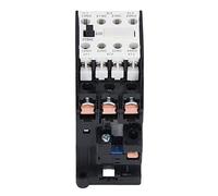 MasYosh Contactor de CA, Carril DIN 2NC+2NO para Fuente de Alimentación de Encendido y Apagado con Material PA66, 220 V 50 Hz 30 A para Control de Motores y Conmutación de Equipos