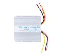 MasYosh Convertidor CC de 24 V A 12 V, Regulador de Voltaje Reductor Reductor de Potencia para Automóvil de 15 A y 180 W con Protección contra Sobrecarga, para de Monitoreo de Pantalla