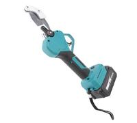 MasYosh Cortador de Tuberías de Agua Eléctrico, Tijeras de Tuberías de PVC Inalámbricas de 21 V con Corte Eficiente de 1800-2200 RPM, Apertura Ajustable de 25 Mm y 40 Mm, para (Enchufe europeo)