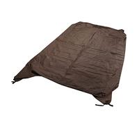 MasYosh Cubierta Impermeable para Mesa de Tenis de Mesa, Diseño Recubierto de Plata Duradero, Cerradura a Prueba de Polvo para Terraza Al Aire Libre, 280x153x73cm (Café)