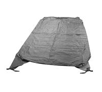MasYosh Cubierta Impermeable para Mesa de Tenis de Mesa, Diseño Recubierto de Plata Duradero, Cerradura a Prueba de Polvo para Terraza Al Aire Libre, 280x153x73cm (Gris)