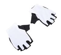 MasYosh de Ciclismo para Hombres y Mujeres, Elásticos, Transpirables, Antideslizantes, de Bicicleta de Medio Dedo con Tela de Rejilla Tipo Gofre, para Ciclismo de (M)