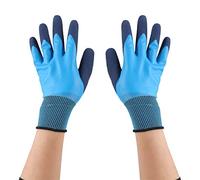 MasYosh de Látex Impermeables para Jardín, Protectores Antideslizantes Duraderos para Trabajos de Jardín, 2 Pares de Jardineros, Agricultores de 9,8"