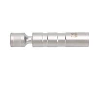 MasYosh Enchufe de Bujía Giratorio Magnético de 14 Mm, Herramienta de Extracción de Enchufe Oscilante de Accionamiento de 12 Puntos 3 8 Pulgadas con Acción Giratoria de 360 grados