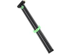 MasYosh Escuadra en T, Aguja Doble de Aleación de Aluminio con Bloque de Límite Ajustable y Marcado Tipo Perilla, para Dibujo Lineal de Carpintería y Trazado Preciso (Verde)