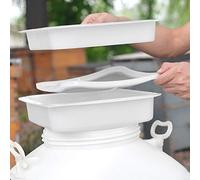 MasYosh Filtro de Colador de Miel, Equipo de Apicultura para Miel Pura, Herramientas de Apicultura de Grado Alimenticio de Doble Capa para Profesionales y Principiantes, Hecho de Plástico Blando PP