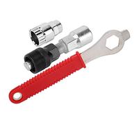 MasYosh Herramienta de Reparación de Bicicletas, Llave de Cassette de Acero para Bicicletas de Montaña con Súper par para un Fácil Desmontaje e Instalación, Adecuada para el