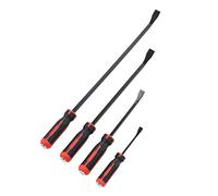 MasYosh Juego de 4 Palancas para Neumáticos de Coche, 8 Pulgadas, 12 Pulgadas, 18 Pulgadas, 24 Pulgadas, Acero de Aleación de Cromo Vanadio 60HRC, Punta Curva en ángulo de 30°, con