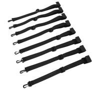 MasYosh Juego de Clips para Colgar en Dosel, Clips Multifuncionales de Nailon para Tienda de Campaña para Acampar Al Aire Libre, Longitud Ajustable para Exposiciones Comerciales