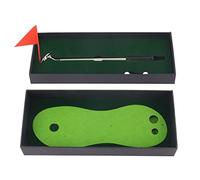 MasYosh Juego de Práctica de de Escritorio, Mini Bolígrafo Putter de Pelota de con de Goma de Aleación de Zinc, para Regalo de Juego Divertido en Casa y Oficina