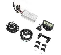 MasYosh Kit de Conversión de Bicicleta Eléctrica, Controlador de Motor de Onda Sinusoidal de 22 A, Panel de Pantalla LCD3U con Acelerador de Pulgar, para Scooters de Bicicletas