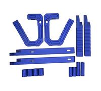 MasYosh Kit de de Barra de Agarre Delantera Delantera de Aluminio, Reemplazo de JK 2007 2018, con Diseño Ergonómico Aerodinámico para una Mejor Agarre (Azul)