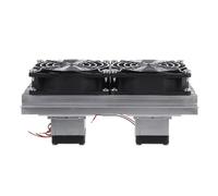 MasYosh Kit de de Enfriamiento de Doble Núcleo, Módulo Enfriador de Refrigeración Semiconductor 12V 120W con Diseño de Ventilador Dual para Mini Aire Acondicionado Refrige