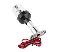 MasYosh Luz LED para Barco de 5 W, Luz de SeñAl de Navegación Blanca de 360 Grados con Lente Transparente Resistente a los Rayos, IP66 Resistente Al Agua para Lámpara de Ancla de (6 Pulgadas)