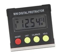 MasYosh Medidor de ángulo Digital, Nivel Electrónico de Alta Precisión con 4 Botones y Base Magnética, para Mediciones de Superficies Metálicas