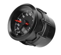 MasYosh Medidor de Presión de Aceite de 52 Mm, Pantalla Digital con Esfera Iluminada para una Fácil Lectura, Motor Paso a Paso para una Respuesta Rápida, Material ABS, 12 V para