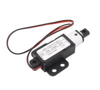 MasYosh Mini Actuador Lineal Eléctrico, 24 V CC 15 Mm/s 50 N de Empuje, Tubo de Aluminio de de 10 Mm con Interruptores de Límite de Extremo Integrados, para Sistemas de Ventilación