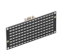 MasYosh Módulo de Control de Matriz LED, 128 Cuentas LED con Chip AIP1640 Comunicación I2C DC3.3-5V, para Pantalla Tablero Publicitario de Pared Decoración de Bodas Navideñas