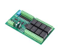 MasYosh Módulo de relé de 8 Canales, Placa de relé con Autobloqueo y Función de Reinicio de Hardware, Protección contra Sobretensiones TVS, para Control de Automatización Industrial DC