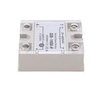 MasYosh Módulo de Retransmisión de relé SSR de Estado Sólido de una Sola Fase 10A para el de Control 3-32VDC 24-480VAC