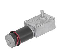 MasYosh Motor de Engranajes de Corriente Continua, Motor de Engranaje Autobloqueable con Carcasa de Aleación de Aluminio y Bobina de Latón, Rotación Invertida hacia adelante para (160 rpm)