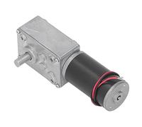 MasYosh Motor de Engranajes de Corriente Continua, Motor de Engranaje Autobloqueable con Carcasa de Aleación de Aluminio y Bobina de Latón, Rotación Invertida hacia adelante para (250 rpm)