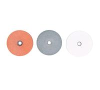 MasYosh Muela Abrasiva de 3 Piezas, Juego de Herramientas de Pulido de Carburo de Silicio para Madera Cerámica Metálica, con 3 Ruedas Pulidoras para un Trabajo Estable y Eficiente