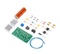 MasYosh Música Kit de Bobina, Mini Toldspeaker Transmisión Inalámbrica Conjunto con Luz LED para Energía Resonante, 15W DC 15-24V para Audio de Computadora de Teléfono de Bricolaje