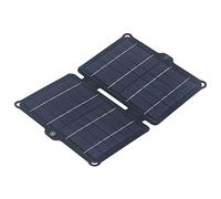 MasYosh Panel Solar de 8 W, Cargador Solar Plegable Portátil con Salida USB Dual de 5 V 0-2 A con Conversión de Alta Eficiencia, para Acampar, Viajar, Senderismo Al Aire Libre