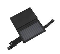 MasYosh Panel Solar Plegable de 20 W, Cargador USB Portátil con Indicador LED, Cargador Solar Monocristalino Impermeable para Acampar Al Aire Libre, Batería de Coche Portátil