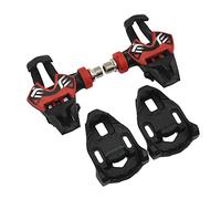 MasYosh Pedales Autoblocantes para Bicicleta de 2 Piezas, Pedales Automáticos Ligeros de Fibra de Carbono de Aleación de Titanio con Mano de Obra Exquisita, para Bicicleta de Carretera