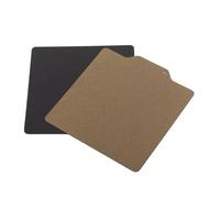 MasYosh Placa de Construcción de Acero de Primavera, PEI de Doble Cara Magnética con Recubrimiento de 120x120 Mm con Diseño de Orejas para Accesorios de Impresoras 3D