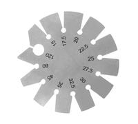 MasYosh Plantilla de Calibre de ángulo de Acero Inoxidable, Calibre de Bisel de Forma Redonda para Hojas de Carpintería, Cinceles, Planos, con Alta Resistencia y Resistencia Al Desgaste