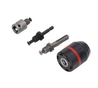 MasYosh Portabrocas Autoajustable, Carcasa Totalmente Metálica con Diseño Moleteado para Taladros Eléctricos Manuales, Accesorios de Piezas de Herramientas Eléctricas de Montaje 1/2