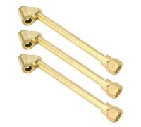 MasYosh Portabrocas de Aire de Doble Cabezal, Rosca FNPT de 1/4 de Pulgada, Aleación de Metal Resistente con Enchufe Rápido para Inflar Neumáticos de Camiones, RV y Autobuses