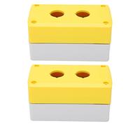 MasYosh Presione la Caja de Botones, la Estación de Control de 2 Agujeros para la Máquina, con Tamaño Compacto y Peso Ligero, para la Instrumentación de la Grúa de Automatización