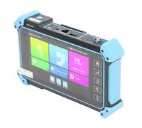 MasYosh Probador de Cámara CCTV HD VGA Entrada Network Analog Coaxial Coaxial Monitor AHD TVI CVI Probador con Buscador de Líneas (Enchufe de la UE)