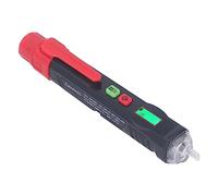 MasYosh Probador de Voltaje AN101, Bolígrafo Detector de Voltaje sin Contacto con Sonda Inductiva NCV y Pantalla Indicadora LCD, para Detectar Voltaje de CA y Juicio de Cable Neutro con