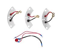 MasYosh Puente Rectificador T30, Módulo de Excitación de Rueda de Diodo Giratorio 3 para Generador Mecc Alte, con Material de Aleación de Aluminio Resistente Al Desgaste Resistente a la