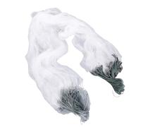 MasYosh Red de Pesca, 50 M de Longitud, 1,5 M de Altura, 3 Capas, Red de Pesca con Cebo de Nailon Hecha a Mano con Flotador, para en Aguas Tranquilas o Lentas (3 Dedos)