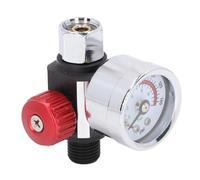 MasYosh Regulador de Presión de Aire, Regulador de Pistola Pulverizadora de Aleación de Aluminio con Manómetro para Herramientas Neumáticas, Interfaz NPT de 1/4 pulg. 0 a 140 PSI,