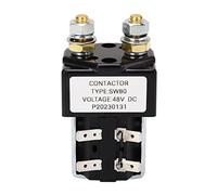 MasYosh Relé de Contactor, Reemplazo de relé de Solenoide de Arranque de Alto Rendimiento de Aleación de Metal con Construcción Duradera, para Carretilla Elevadora de Carrito de EZ GO