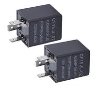 MasYosh Relé de Señal de Giro, relé LED de Estado Sólido sin Sonido de con Larga Vida útil 400 Horas de Uso Continuo, Pequeño Portátil Plug and Play para Comunicación de Telemetría con