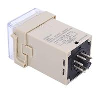 MasYosh Relé de Tiempo ATS48A 20, Módulo Temporizador de Pantalla Digital con Ajuste Flexible de Retardo Cíclico, Amplio Rango de 0,01 Segundos a 99,9 H, para Sistemas de Control de (CA380V)