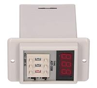 MasYosh Relé de Tiempo JYIO, Pantalla Digital Retardador de Alta Precisión 99.9S 999M, con Ajuste Flexible de Retardo de Bucle, para Sistemas de Control de Automatización Industrial